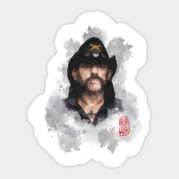 Lemmy Watercolor Sticker by Soriagk